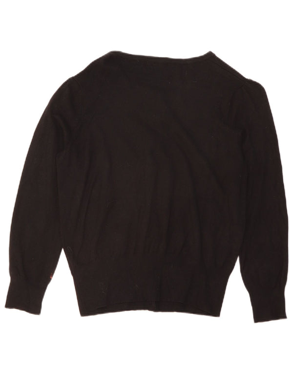 Suéter cardigã feminino Marks & Spencer Reino Unido 14 médio preto