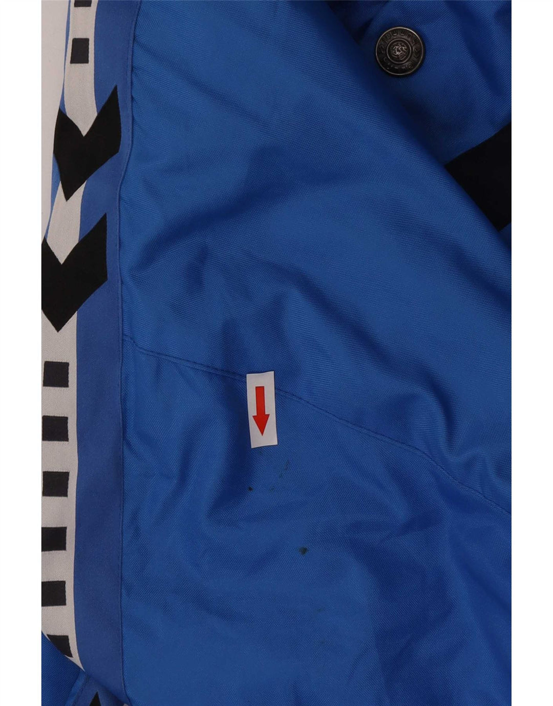 Jaqueta corta-vento masculina Hummel Loose Fit Graphic UK 38 Azul Médio