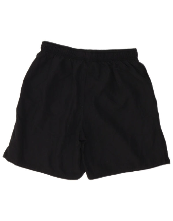 Shorts esportivos femininos NIKE UK 12 poliéster preto médio