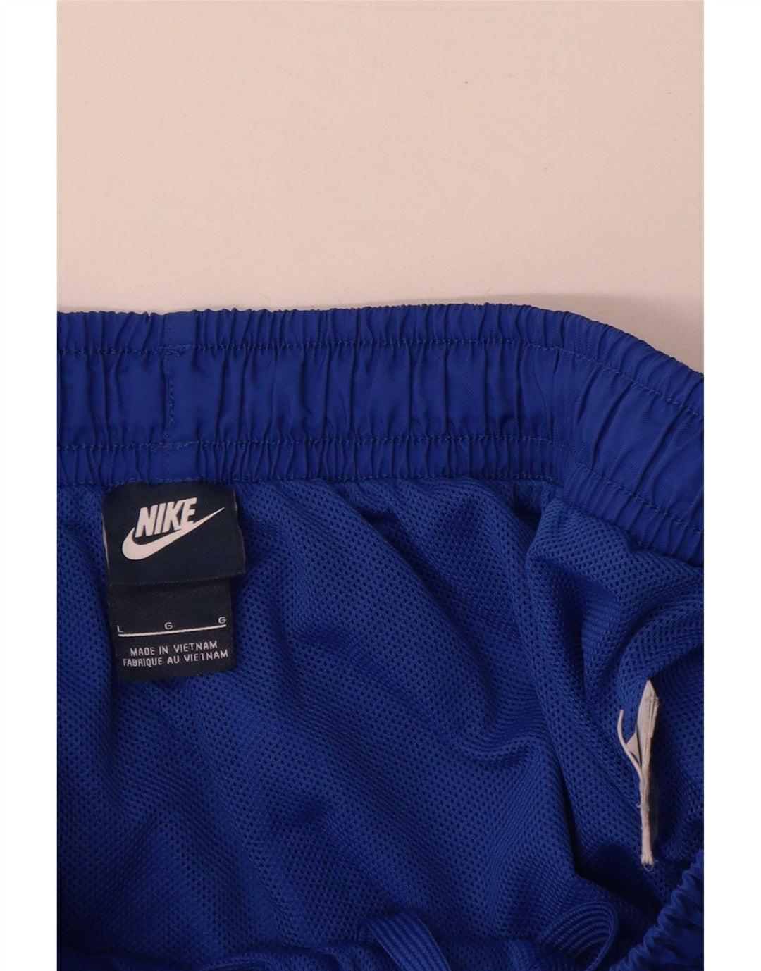 Shorts esportivos masculinos Nike grandes azuis