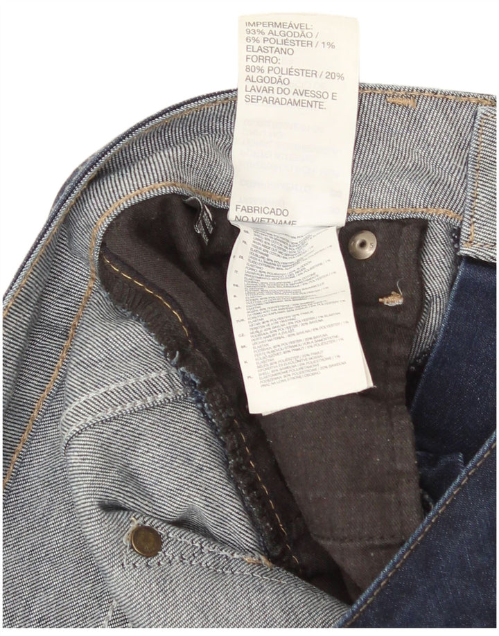 Jeans retos femininos G-Star W30 L36 algodão azul marinho