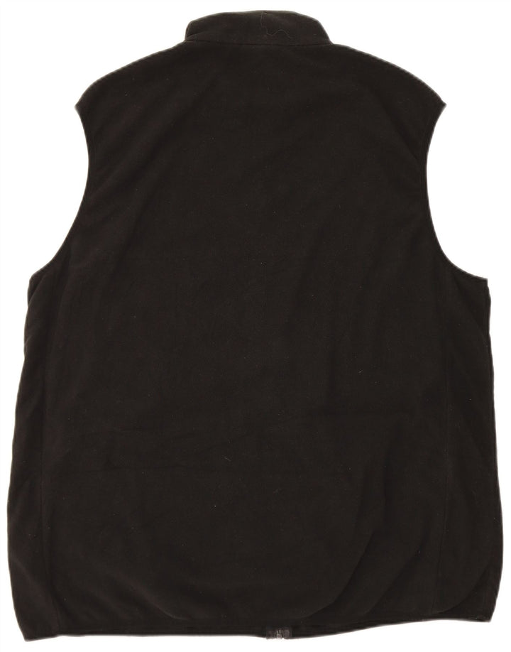 Colete masculino de lã Marks & Spencer UK 44 2XL poliéster preto