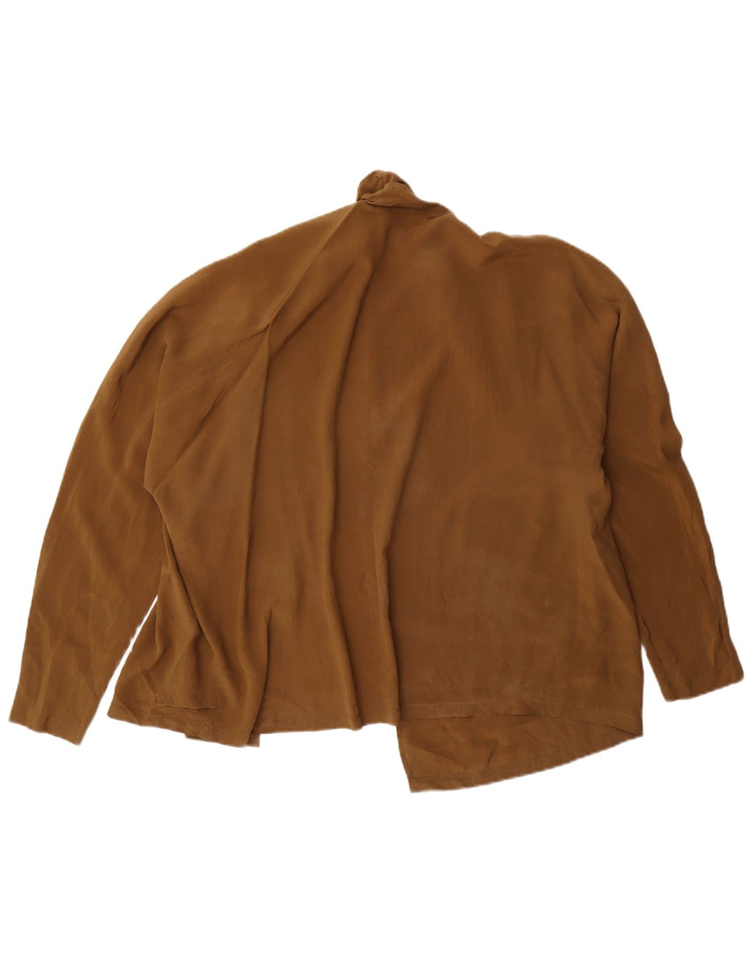 Blusa feminina vintage US 12 grande marrom