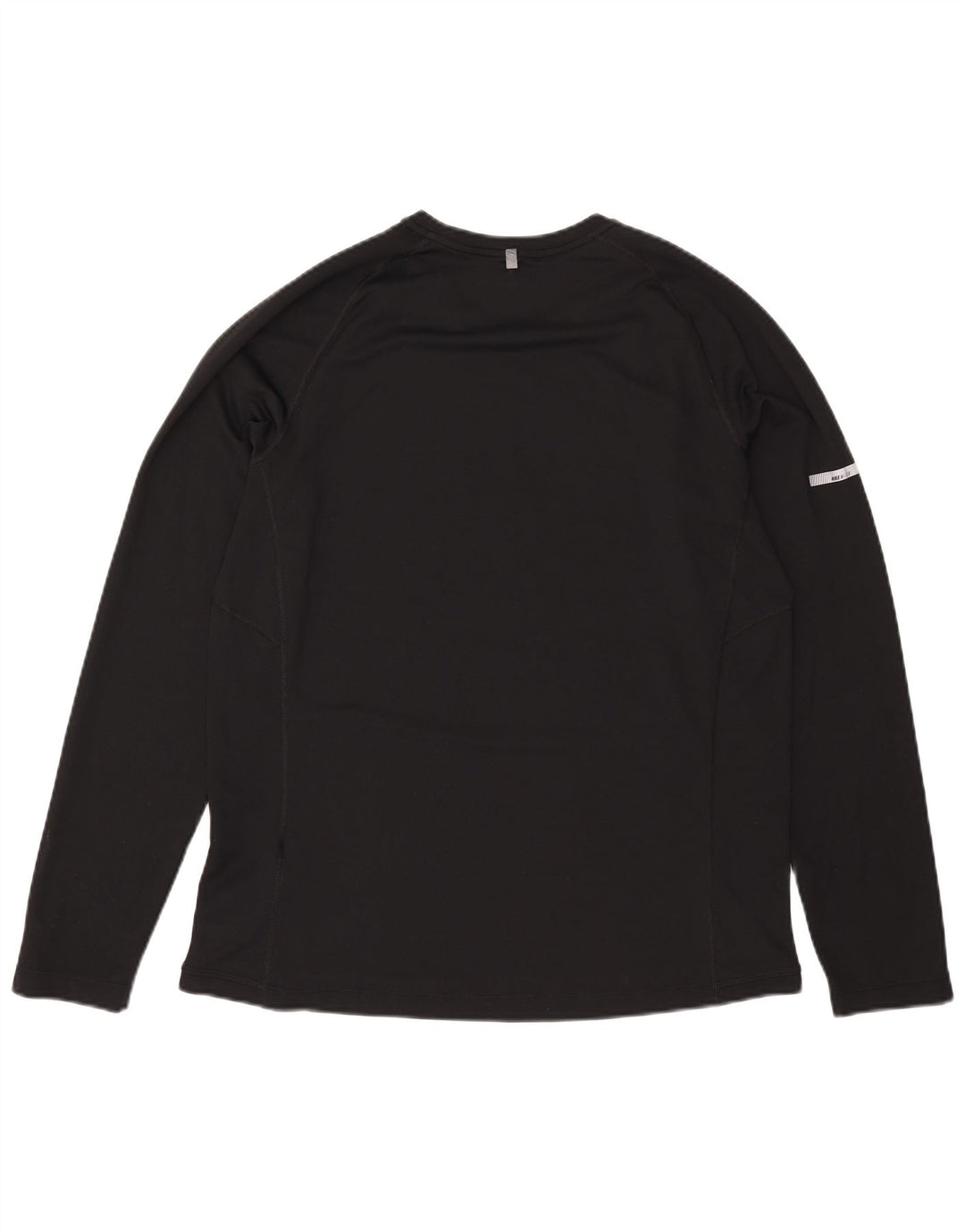 Nike Mens Dri Fit Top Manga Longa Grande Poliéster Preto