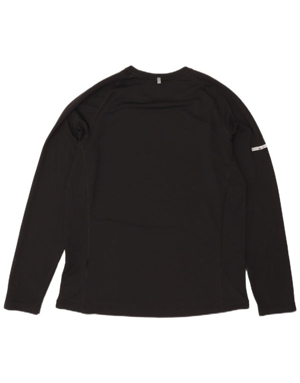 Nike Mens Dri Fit Top Manga Longa Grande Poliéster Preto