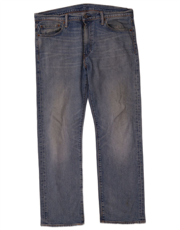 Levi's Masculino 504 Straight Jeans W36 L30 Azul Algodão