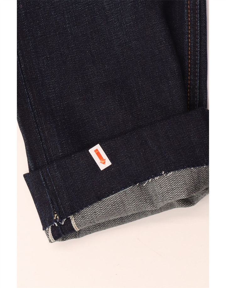 Jeans feminino Ralph Lauren Riding Straight W27 L28 algodão azul marinho