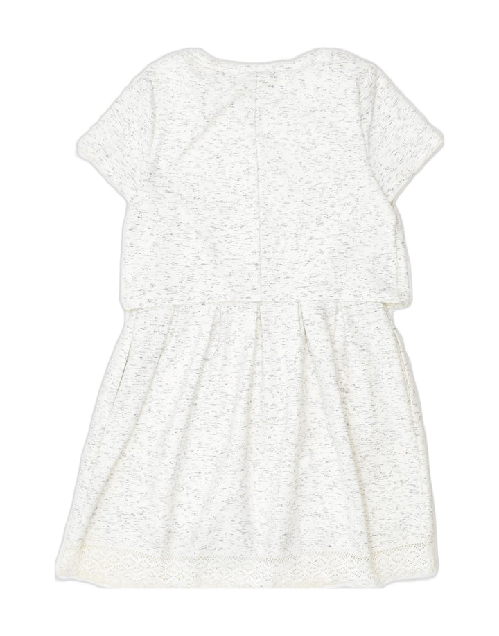 MAISON JULES Womens Basic Dress UK 12 Medium Off White Flecked | Vintage | Thrift | Second-Hand | Used Clothing | Messina Hembry 