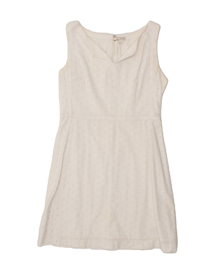 GAP Womens Sleeveless Sheath Dress US 2 XS White Vintage Gap and Second-Hand Gap from Messina Hembry 