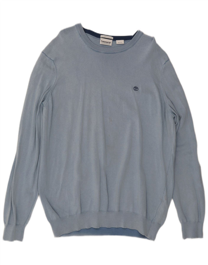 Suéter masculino Timberland com gola redonda 2XL algodão azul