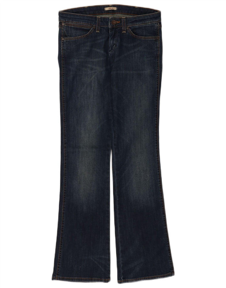 Wrangler feminino Iris Bootcut jeans W27 L32 azul marinho algodão