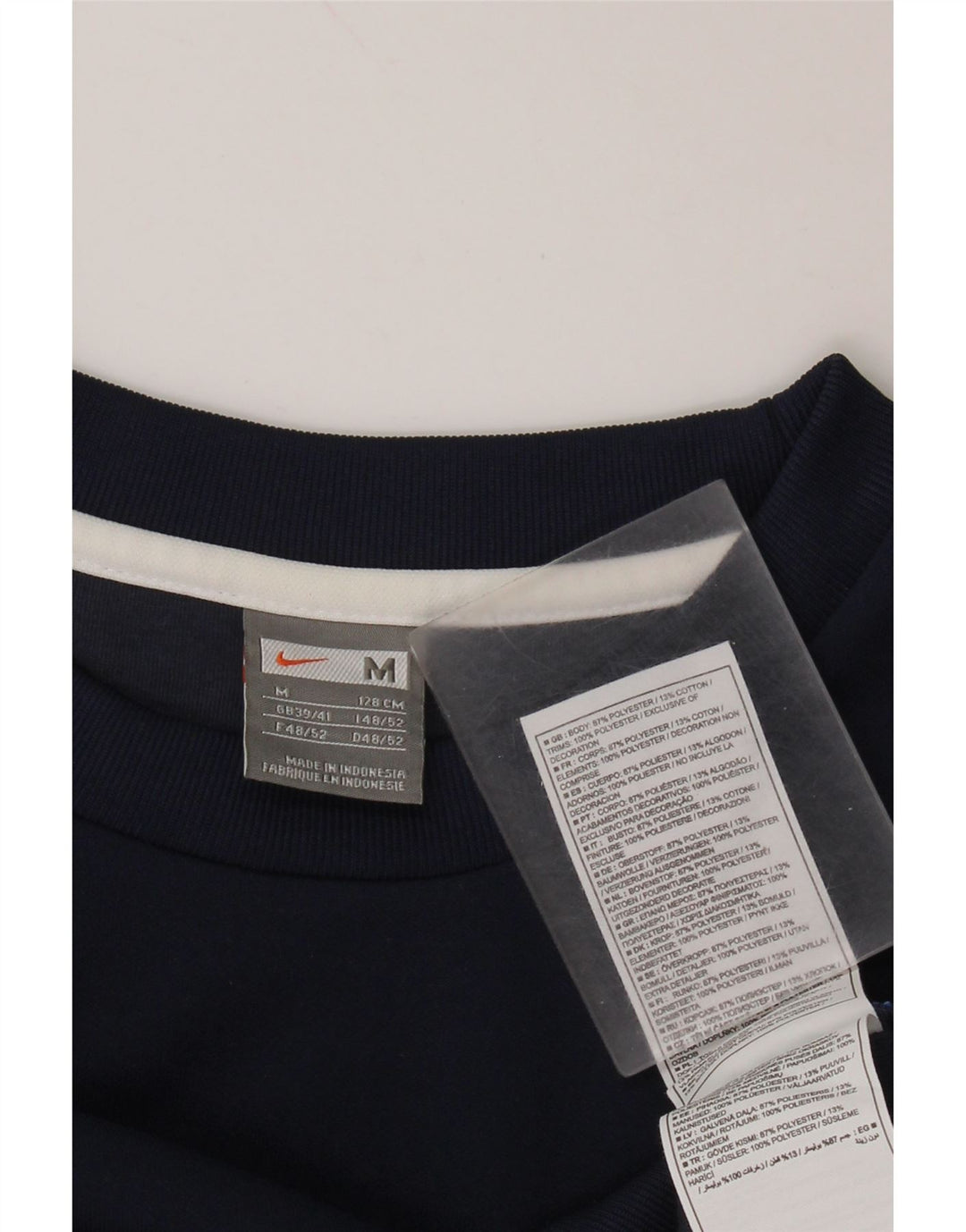 Moletom masculino NIKE Jumper UK 39/41 médio azul marinho colorblock