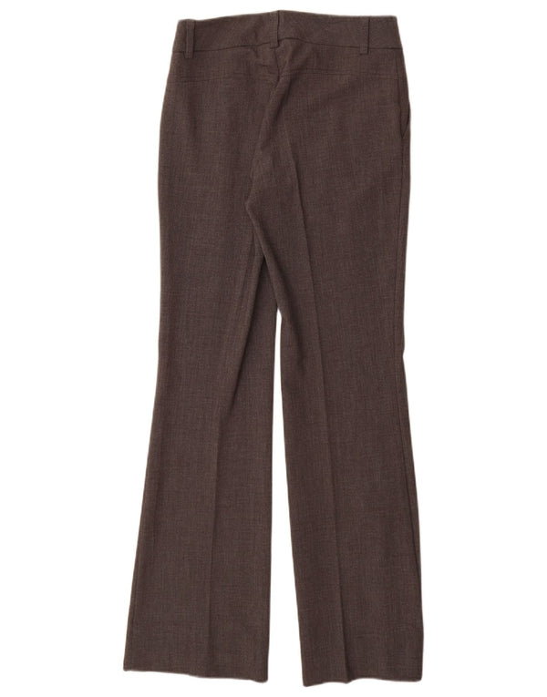 Calça feminina Stefanel Bootcut Suit EU 34 XS W28 L32 marrom poliéster