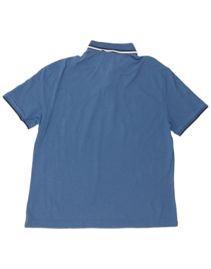 Camisa polo masculina Diadora 3XL listrada azul