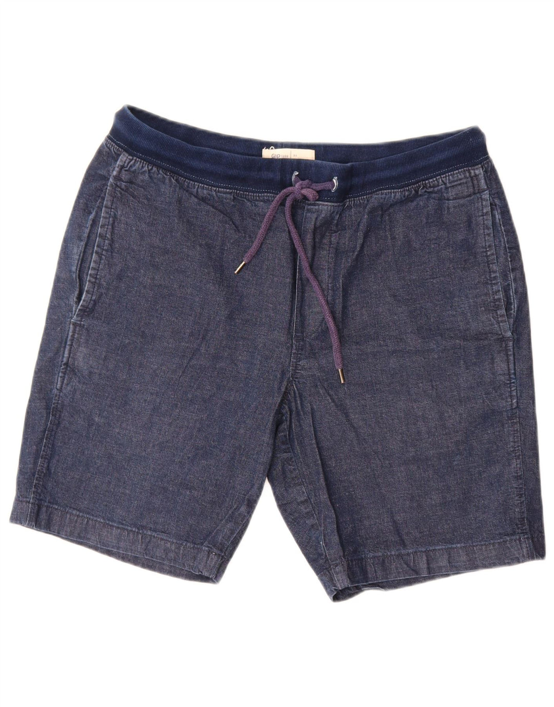 Gap Mens Chino Shorts W33 Médio Algodão Azul Marinho