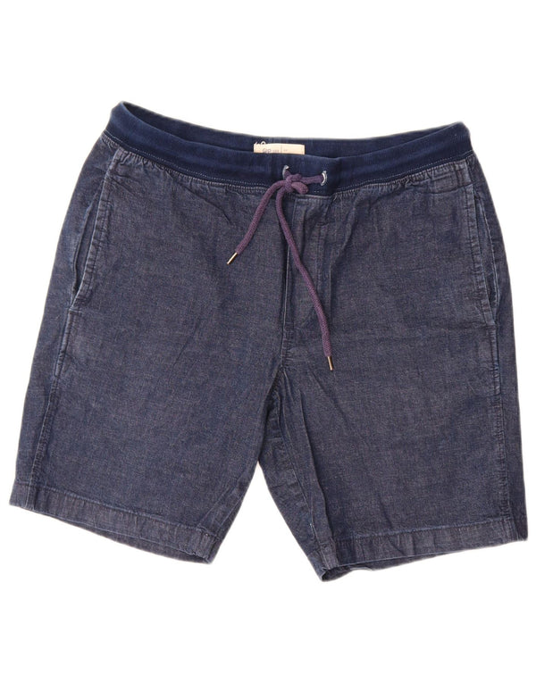 Gap Mens Chino Shorts W33 Médio Algodão Azul Marinho