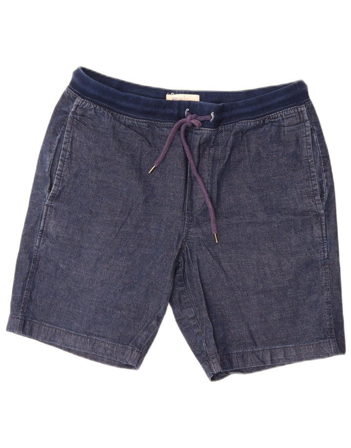 Gap Mens Chino Shorts W33 Médio Algodão Azul Marinho