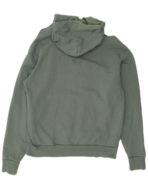 Adidas masculino humanrace gráfico moletom com capuz grande algodão verde