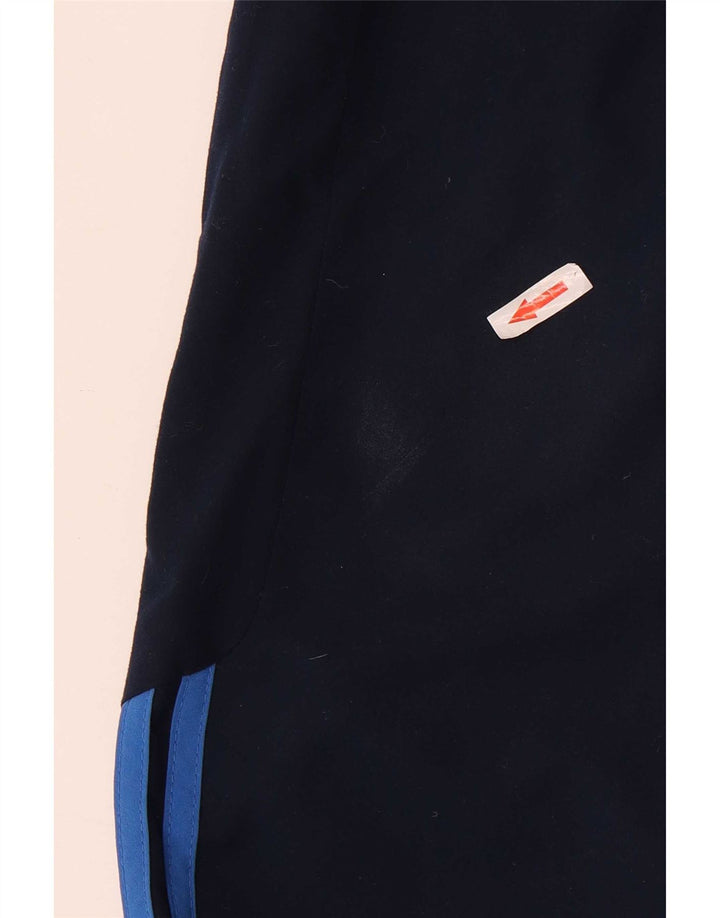 Calça de treino masculina Adidas Joggers grande poliéster azul marinho