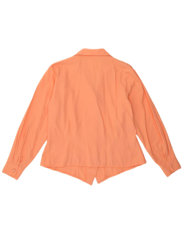 Blusa feminina VINTAGE IT 48 XL laranja viscose