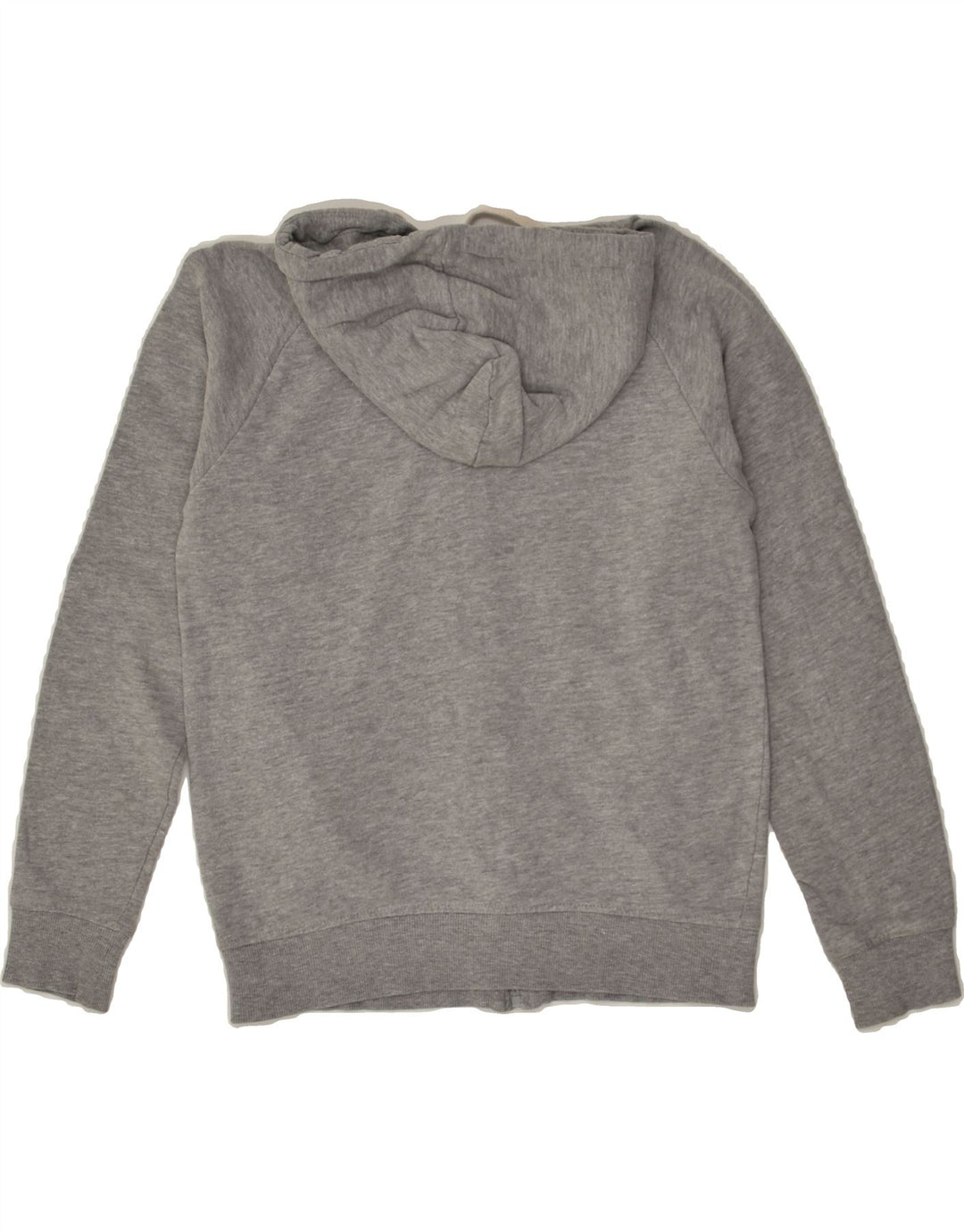 DATCH Womens Zip Hoodie Sweater UK 6 XS Grey Cotton | Vintage Datch | Thrift | Second-Hand Datch | Used Clothing | Messina Hembry 