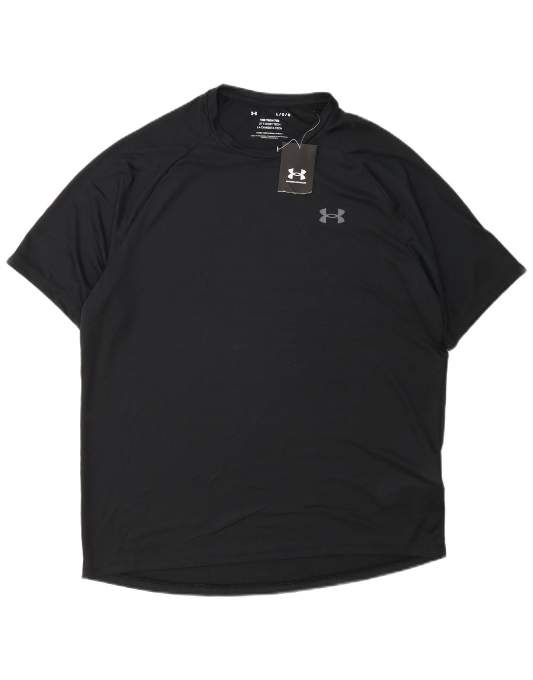 Camiseta masculina Under Armour grande poliéster preto