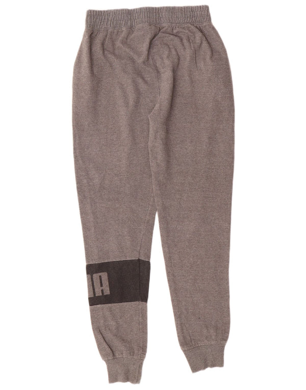 Calça de treino Puma Boys Graphic Joggers 15-16 anos XL cinza algodão