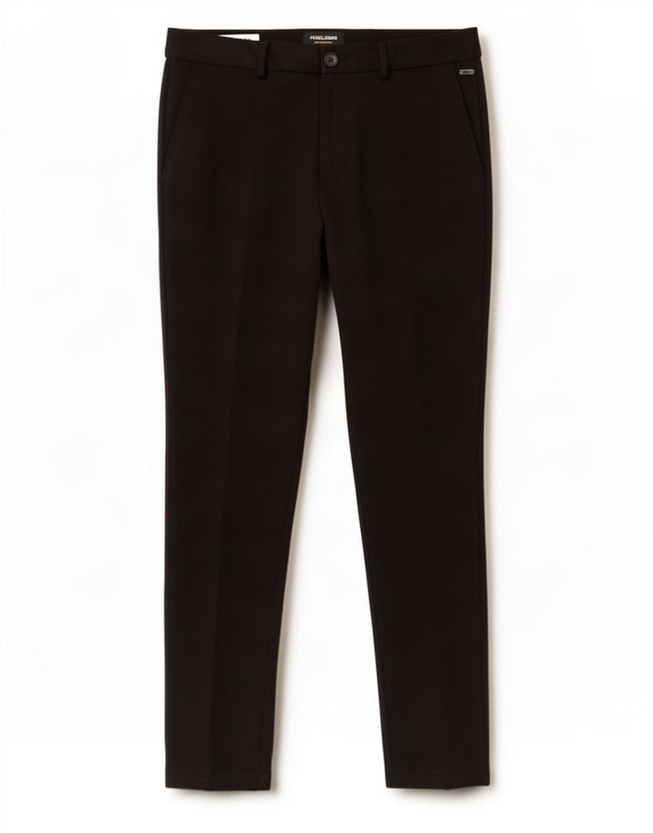 Calça masculina Jack & Jones Marco Slim Chino W30 L30 poliéster preto