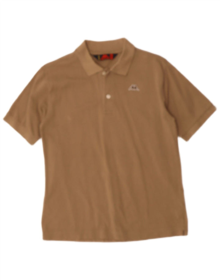 Camisa polo masculina KAPPA XS algodão marrom