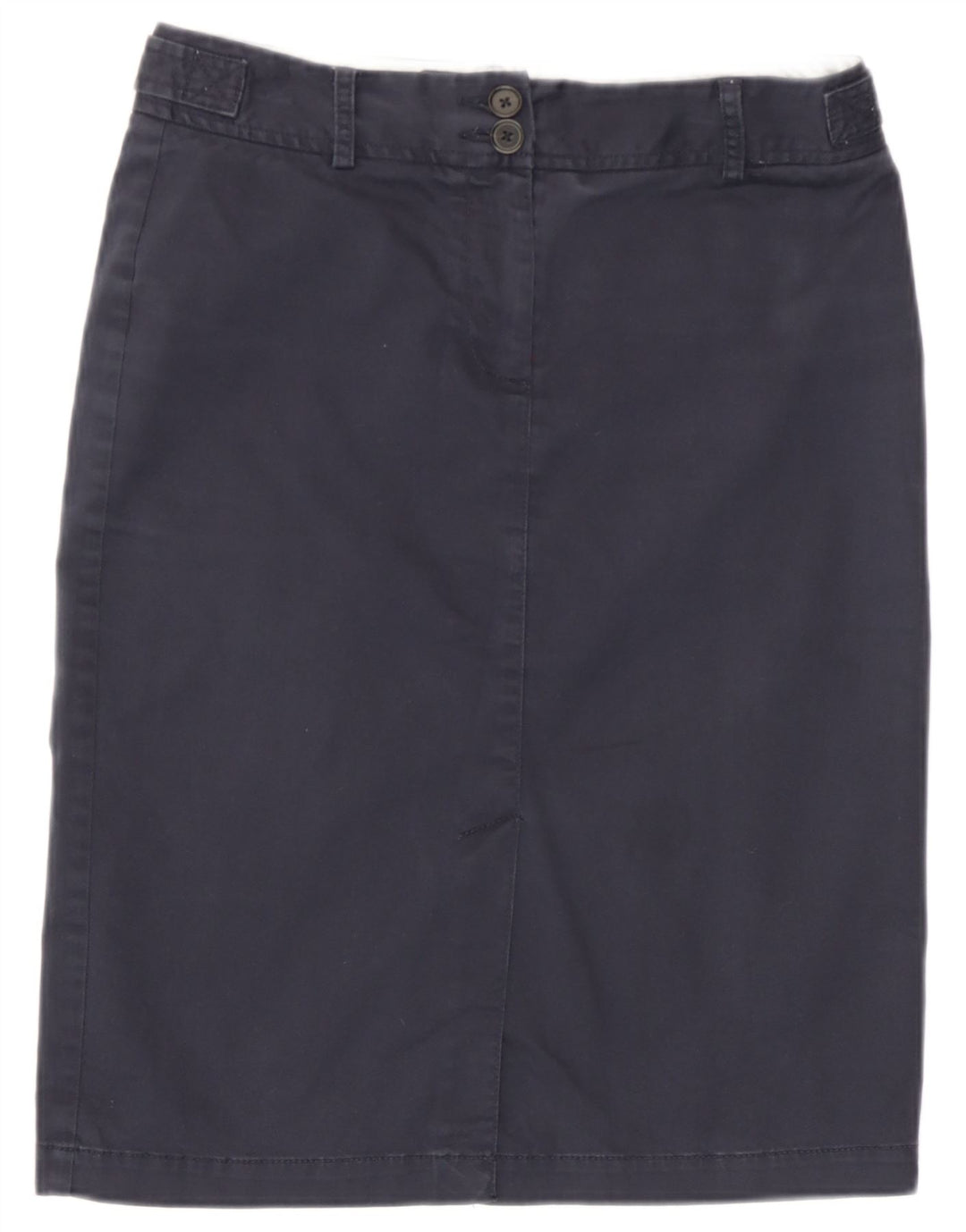 Saia midi feminina Tommy Hilfiger US 6 médio W30 azul marinho