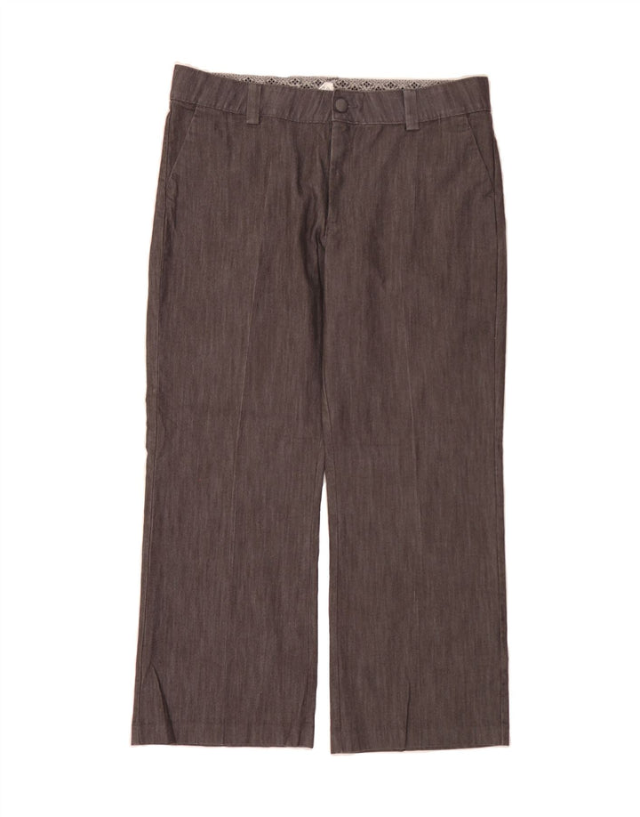 LEE Womens Straight Chino Trousers US 18 2XL W38 L29 Grey Cotton Vintage Lee and Second-Hand Lee from Messina Hembry 