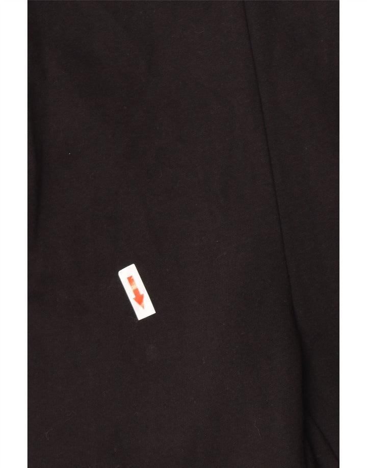 Calça de treino feminina Adidas UK 12/14 médio preto algodão