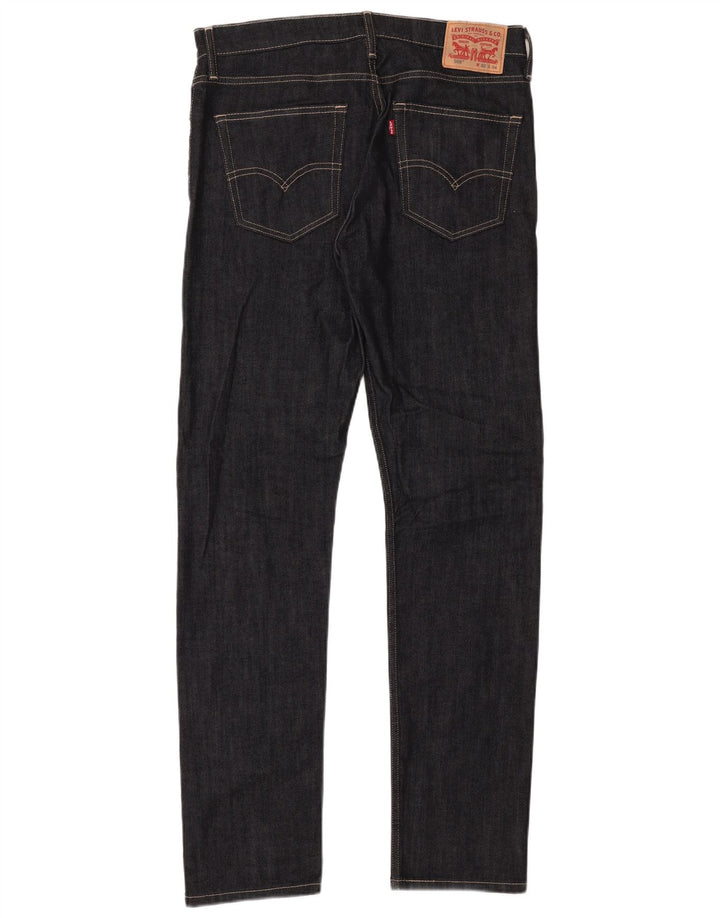 Levi's Masculino 508 Slim Jeans W32 L34 Azul Marinho Algodão