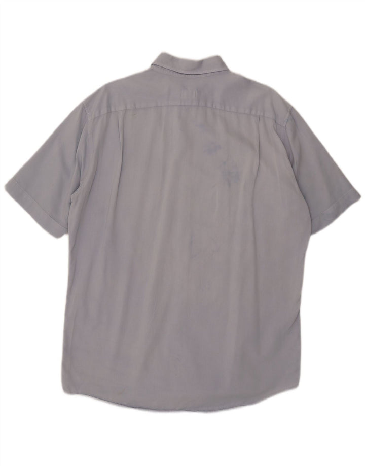 Camisa polo masculina Lacoste manga curta regular fit tamanho 43 grande azul