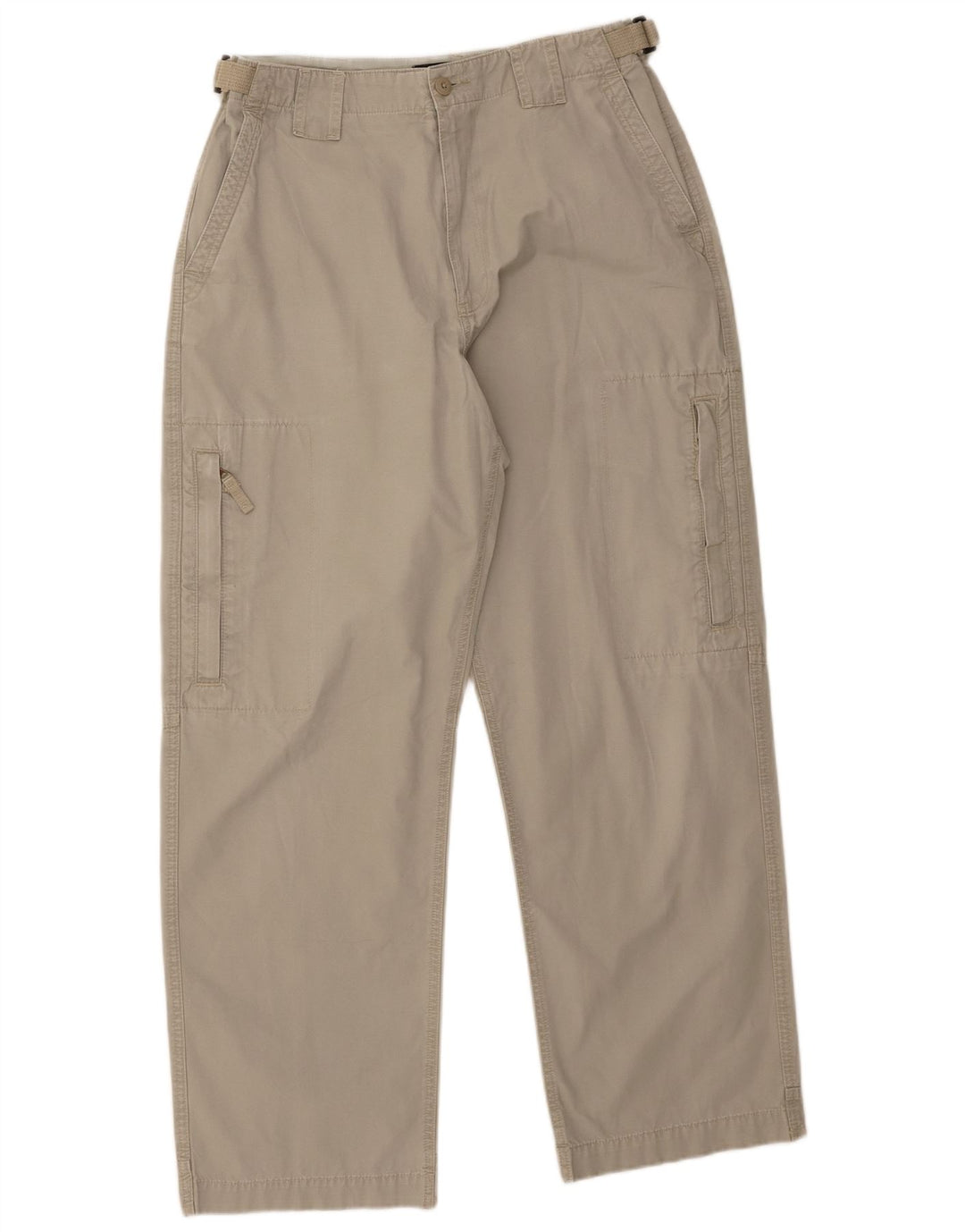 Calça cargo masculina Marks & Spencer Blue Harbor Tapered W34 L31 cinza