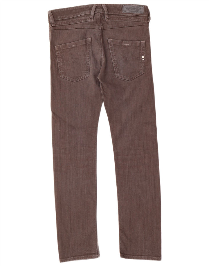 Jeans Slim Feminino Diesel W28 L29 Algodão Cinza