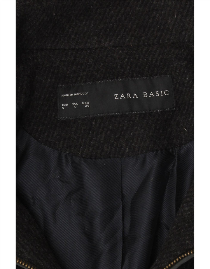 Sobretudo feminino Zara UK 10 pequeno cinza