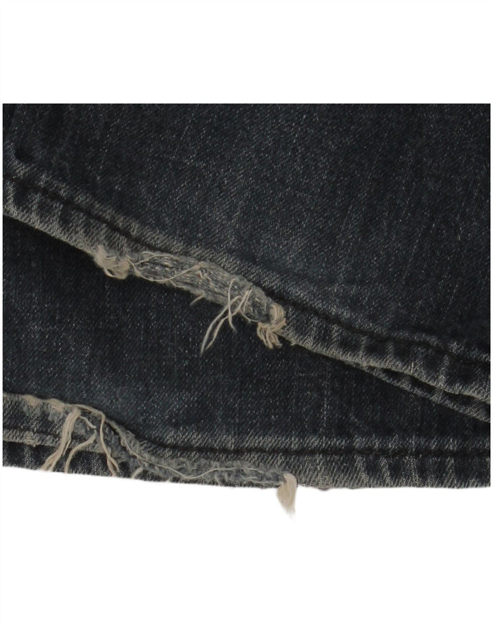 Calça jeans reta masculina Calvin Klein W32 L32 azul marinho algodão