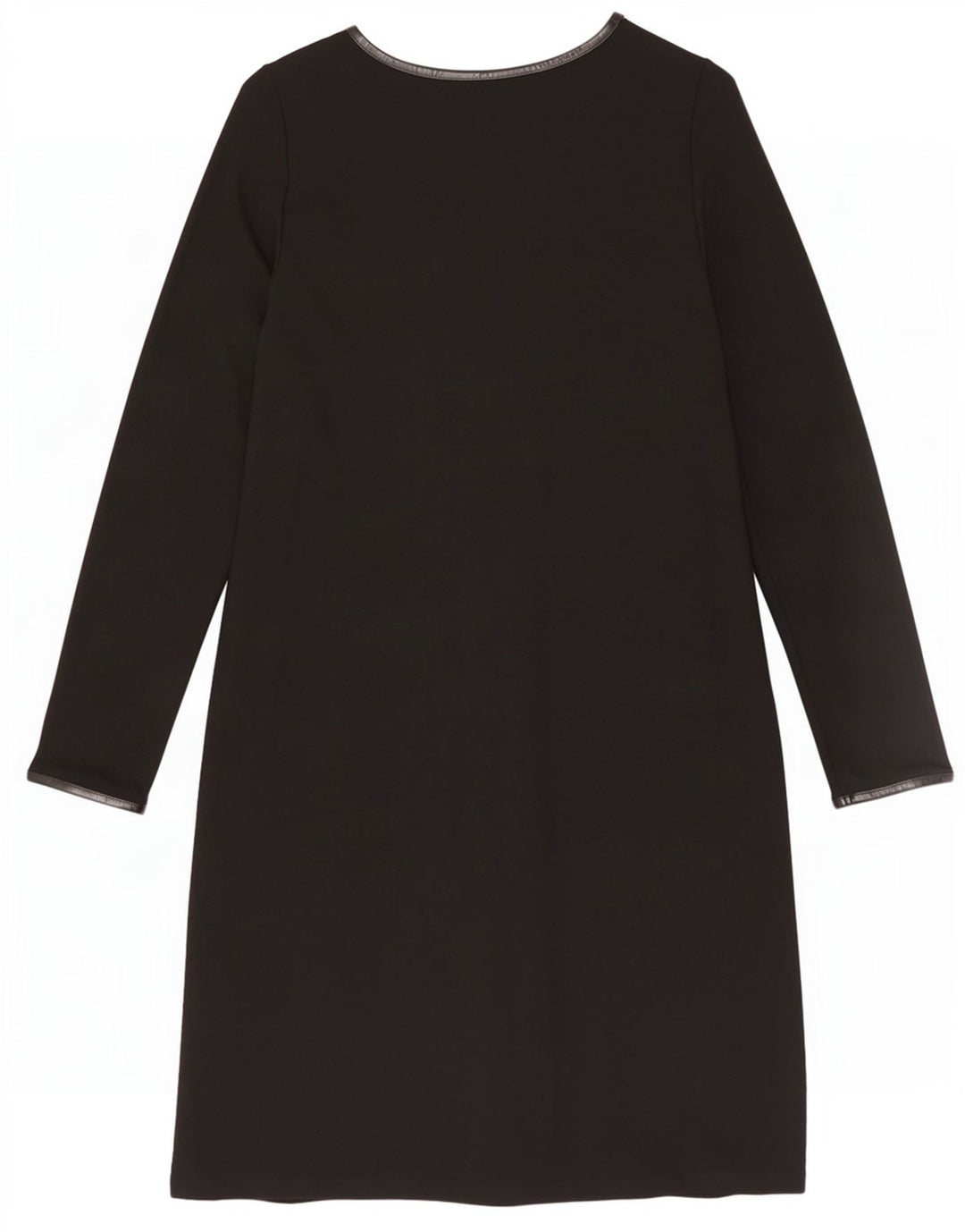 Vestido feminino de manga comprida Marks & Spencer Reino Unido 16 grande preto