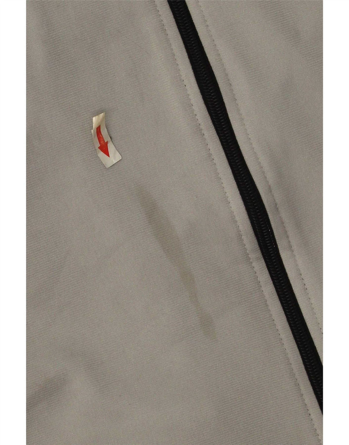 Diadora Mens Tracksuit Top Jacket UK 40 Poliéster Cinza Médio
