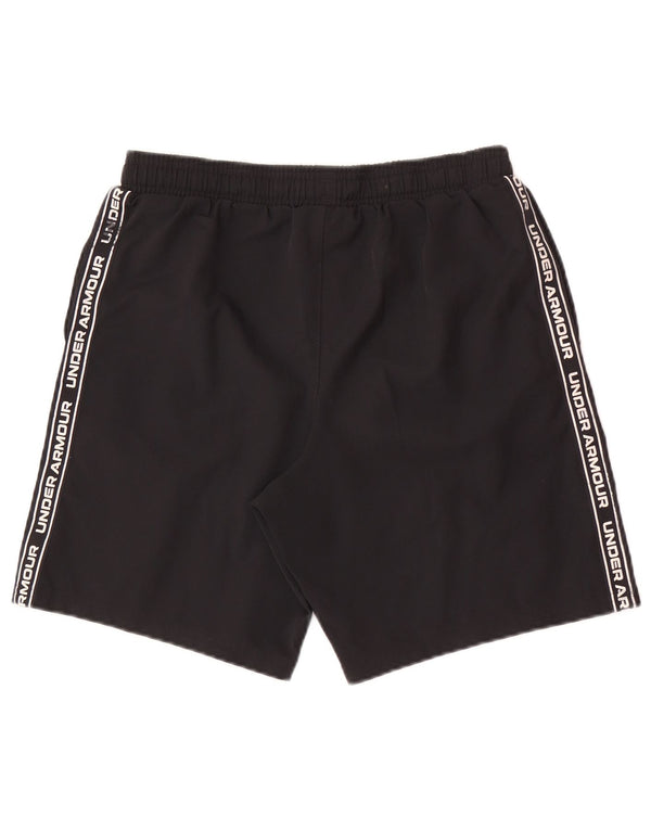 Shorts esportivos gráficos Under Armour Boys 13-14 anos XL preto esportivo