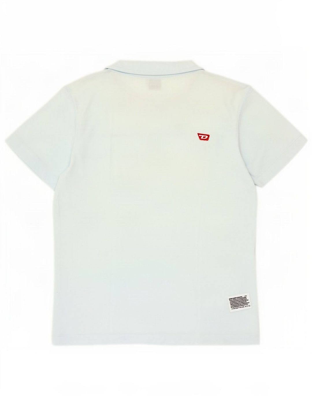 Diesel Camiseta Masculina Top Médio Algodão Azul
