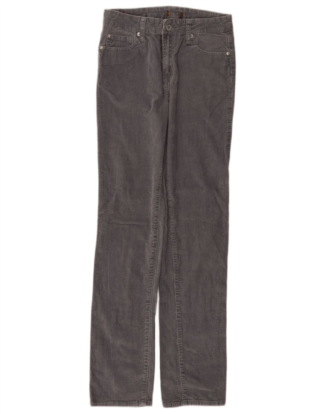 7 FOR ALL MANKIND Calças retas de veludo para meninos 15-16 anos W32 L29 cinza