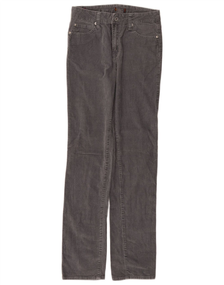 7 FOR ALL MANKIND Calças retas de veludo para meninos 15-16 anos W32 L29 cinza