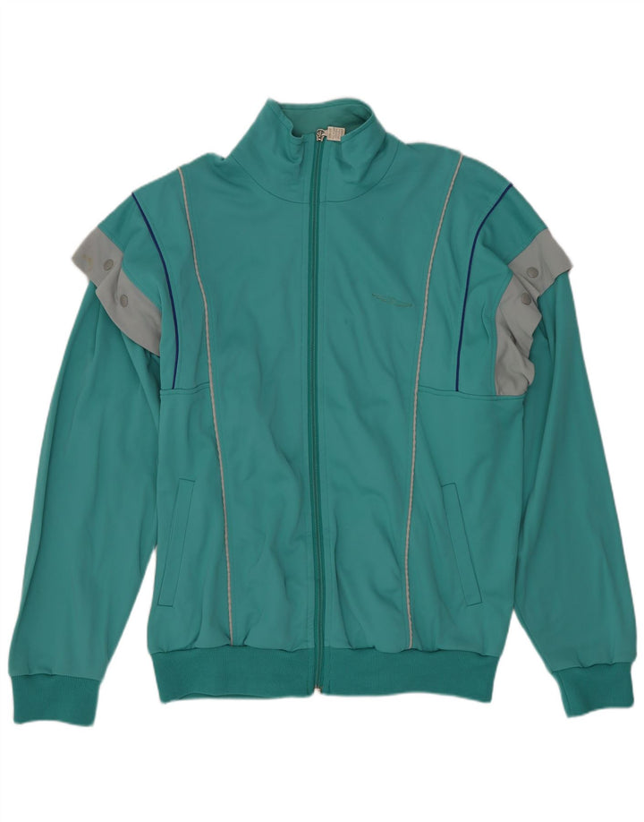 Jaqueta masculina vintage de ajuste regular, jaqueta pequena verde colorblock retrô