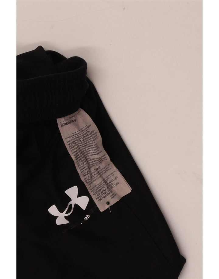 Calça de treino masculina Under Armour poliéster preto médio