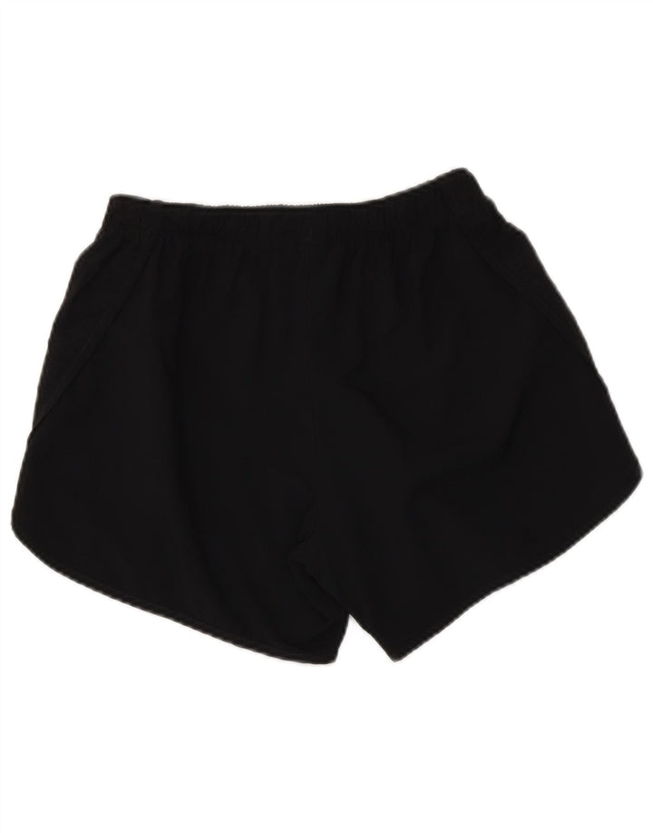 Shorts esportivos femininos New Balance poliéster preto pequeno