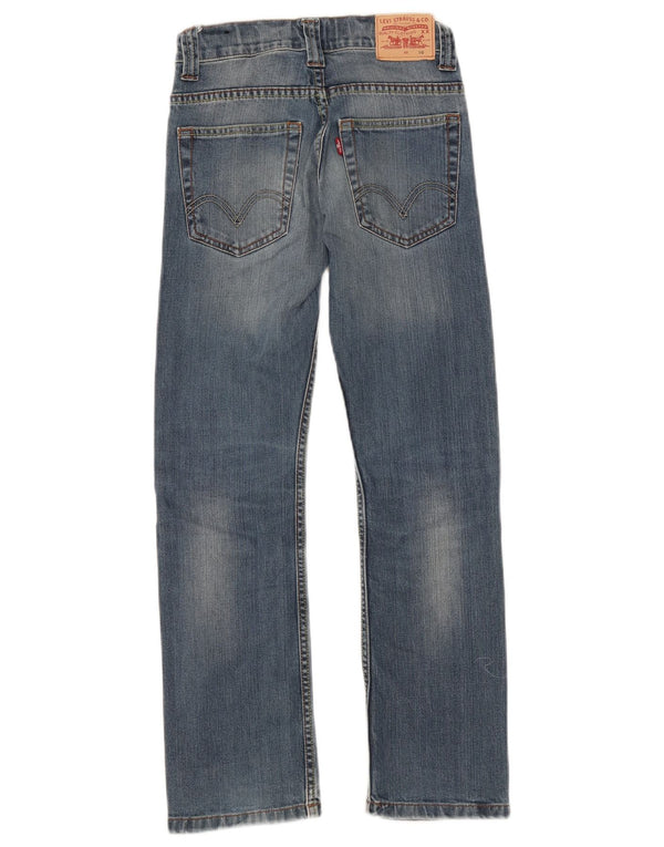 Jeans retos para meninos Levi's 9-10 anos W24 L27 algodão azul