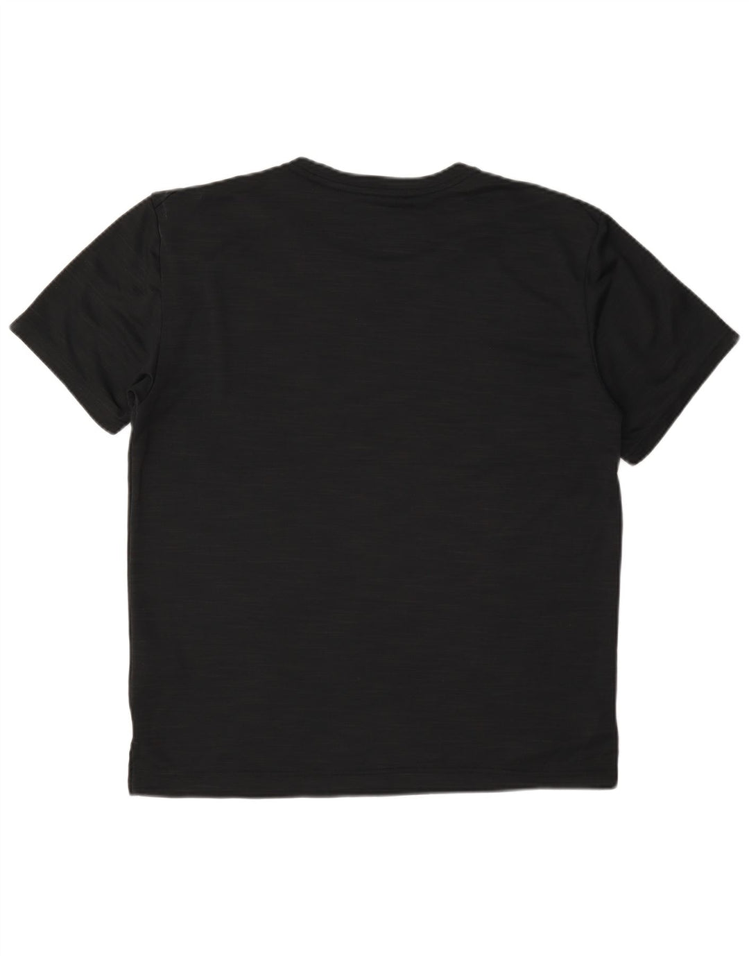 Camiseta masculina Nike Dri Fit Top médio preto manchado de poliéster