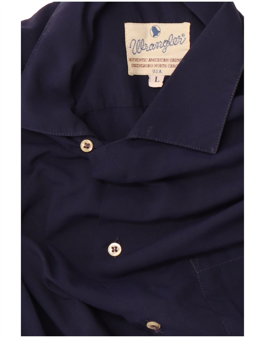 Camisa masculina de manga curta WRANGLER grande azul marinho